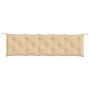 Kissen für Gartenbank, Stoff in Beige Melange, 180x50x7 cm. von , Kissen für Stühle und Sofas - Ref: Foro24-4002567, Preis: 3...