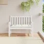 Cushion for garden bench in cream melange fabric 100x50x7 cm by , Cushions for chairs and sofas - Ref: Foro24-4002533, Price:...