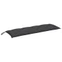 Kissen für Gartenbank, grauer Anthrazit-Melange-Stoff, 150x50x7 cm. von , Kissen für Stühle und Sofas - Ref: Foro24-4002552, ...