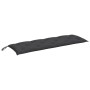 Kissen für Gartenbank, grauer Anthrazit-Melange-Stoff, 150x50x7 cm. von , Kissen für Stühle und Sofas - Ref: Foro24-4002552, ...