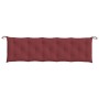 Cushion for garden bench in red wine melange fabric 180x50x7 cm by , Cushions for chairs and sofas - Ref: Foro24-4002573, Pri...