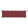 Cushion for garden bench in red wine melange fabric 180x50x7 cm by , Cushions for chairs and sofas - Ref: Foro24-4002573, Pri...