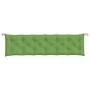 Cushions for garden bench 2 units green melange fabric 200x50x7 cm by , Cushions for chairs and sofas - Ref: Foro24-4002635, ...