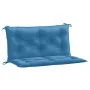 Cushions for garden bench 2 units blue melange fabric 100x50x7 cm by , Cushions for chairs and sofas - Ref: Foro24-4002590, P...