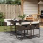 Garten-Essgruppe, 5-teilig, mit braunen Kunststoff-Rattan-Kissen. von , Gartensets - Ref: Foro24-3278024, Preis: 269,88 €, Ra...