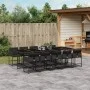 11-piece garden dining set with black synthetic rattan cushions by , Garden sets - Ref: Foro24-3278058, Price: 898,23 €, Disc...