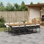 11-piece garden dining set with black synthetic rattan cushions by , Garden sets - Ref: Foro24-3278066, Price: 808,58 €, Disc...
