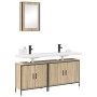 Juego de muebles de baño 3 pcs Marrón 60 x 30 x 60 cm
