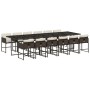 Gartenmöbel-Set 13-teilig und Kissen aus braunem Kunst-Rattan. von , Gartensets - Ref: Foro24-3278072, Preis: 831,94 €, Rabat...