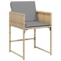 Garden dining set with 15-piece synthetic rattan beige cushions by , Garden sets - Ref: Foro24-3278123, Price: 781,84 €, Disc...