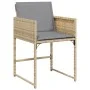 Garden dining set with 15-piece synthetic rattan beige cushions by , Garden sets - Ref: Foro24-3278123, Price: 1,00 €, Discou...