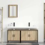 Juego de muebles de baño 3 pcs Marrón 60 x 30 x 60 cm