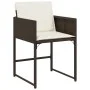 Garden dining set 11 pieces with brown synthetic rattan cushions by , Garden sets - Ref: Foro24-3278156, Price: 728,60 €, Dis...