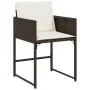 Garden dining set with 15-piece synthetic brown rattan cushions. by , Garden sets - Ref: Foro24-3278180, Price: 1,00 €, Disco...