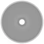 Lavabo de lujo redondo cerámica gris claro mate 32,5x14 cm de vidaXL, Lavabos - Ref: Foro24-146971, Precio: 63,61 €, Descuent...