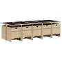 Set comedor de jardín con cojines 15 pzas ratán sintético beige de , Conjuntos de jardín - Ref: Foro24-3277763, Precio: 939,6...