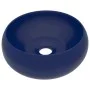 Mattes dunkelblaues rundes Luxuswaschbecken aus Keramik 40x15 cm von vidaXL, Sinkt - Ref: Foro24-147001, Preis: 76,79 €, Raba...