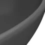 Matte dark gray ceramic oval luxury washbasin 40x33 cm by vidaXL, Sinks - Ref: Foro24-146928, Price: 55,82 €, Discount: %