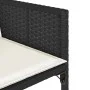 Garden chairs with cushions, 4 units, black synthetic rattan by , Garden chairs - Ref: Foro24-4007475, Price: 201,39 €, Disco...