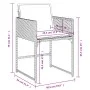 Garden chairs with cushions, 4 units, black synthetic rattan by , Garden chairs - Ref: Foro24-4007475, Price: 201,39 €, Disco...