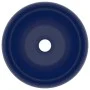 Matte dark blue round ceramic luxury washbasin 40x15 cm by vidaXL, Sinks - Ref: Foro24-147001, Price: 77,96 €, Discount: %