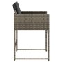 Sillones de jardín con cojines 4 uds ratán sintético gris de , Sillas de jardín - Ref: Foro24-4007477, Precio: 117,29 €