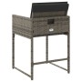 Garden armchairs with 4 synthetic rattan gray cushions by , Garden chairs - Ref: Foro24-4007477, Price: 159,05 €, Discount: %