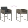 Garden armchairs with 4 synthetic rattan gray cushions by , Garden chairs - Ref: Foro24-4007477, Price: 159,05 €, Discount: %