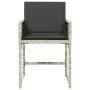 Garden armchairs with cushions 4 pcs light gray synthetic rattan by , Garden chairs - Ref: Foro24-4007480, Price: 208,11 €, D...
