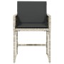 Sillones de jardín con cojines 4 uds ratán sintético gris claro de , Sillas de jardín - Ref: Foro24-4007480, Precio: 123,83 €...