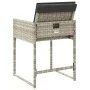 Garden armchairs with cushions 4 pcs light gray synthetic rattan by , Garden chairs - Ref: Foro24-4007480, Price: 208,11 €, D...