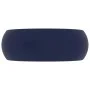 Mattes dunkelblaues rundes Luxuswaschbecken aus Keramik 40x15 cm von vidaXL, Sinkt - Ref: Foro24-147001, Preis: 76,79 €, Raba...