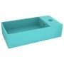 Light green ceramic sink with overflow by vidaXL, Sinks - Ref: Foro24-146991, Price: 74,56 €, Discount: %