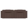 Cabecero de cama acolchado cuero sintético marrón 160 cm de , Cabeceros y pies de cama - Ref: Foro24-374799, Precio: 55,42 €,...