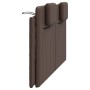 Cabecero de cama acolchado cuero sintético marrón 160 cm de , Cabeceros y pies de cama - Ref: Foro24-374799, Precio: 55,42 €,...