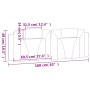 Cabecero de cama acolchado cuero sintético marrón 160 cm de , Cabeceros y pies de cama - Ref: Foro24-374799, Precio: 55,42 €,...