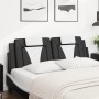 Gepolstertes Kopfteil aus schwarz-weißem Kunstleder, 160 cm. von , Kopf- und Fußteile - Ref: Foro24-374802, Preis: 65,72 €, R...