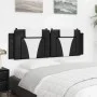 Gepolstertes Kopfteil aus schwarz-weißem Kunstleder, 160 cm. von , Kopf- und Fußteile - Ref: Foro24-374802, Preis: 60,78 €, R...