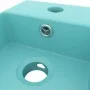 Light green ceramic sink with overflow by vidaXL, Sinks - Ref: Foro24-146991, Price: 74,56 €, Discount: %