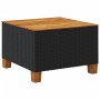 Set de sofás de jardín 7 pzas con cojines ratán sintético negro de , Conjuntos de jardín - Ref: Foro24-3261737, Precio: 473,6...