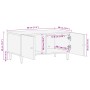 Solid mango wood coffee table 80x50x40 cm by , Coffee table - Ref: Foro24-358325, Price: 68,35 €, Discount: %