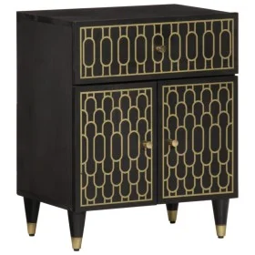 Solid mango wood bedside table 50x33x60 cm by , Nightstands - Ref: Foro24-358331, Price: 87,01 €, Discount: %