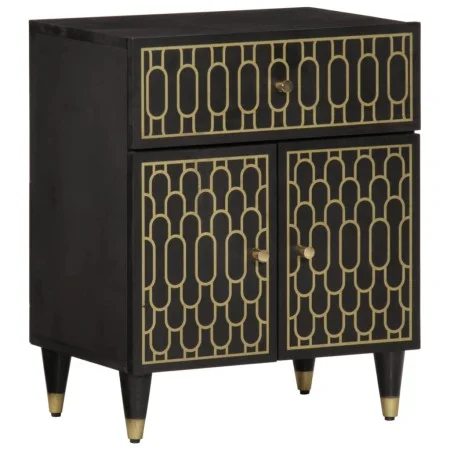 Mesita de noche madera maciza de mango 50x33x60 cm de , Mesitas de noche - Ref: Foro24-358331, Precio: 86,99 €, Descuento: %