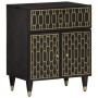 Mesita de noche madera maciza de mango 50x33x60 cm de , Mesitas de noche - Ref: Foro24-358331, Precio: 88,34 €, Descuento: %