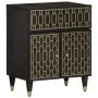 Mesita de noche madera maciza de mango 50x33x60 cm de , Mesitas de noche - Ref: Foro24-358331, Precio: 86,99 €, Descuento: %