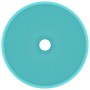 Matte light green round luxury ceramic washbasin 32.5x14 cm by vidaXL, Sinks - Ref: Foro24-146969, Price: 51,21 €, Discount: %