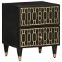 Bedside tables 2 units solid mango wood 40x33x46 cm by , Nightstands - Ref: Foro24-358319, Price: 124,52 €, Discount: %