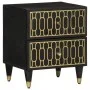 Bedside tables 2 units solid mango wood 40x33x46 cm by , Nightstands - Ref: Foro24-358319, Price: 122,73 €, Discount: %