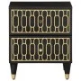 Bedside tables 2 units solid mango wood 40x33x46 cm by , Nightstands - Ref: Foro24-358319, Price: 122,73 €, Discount: %