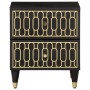 Nachttische 2 Stück Massivholz aus Mangoholz 40x33x46 cm von , Nachttische - Ref: Foro24-358319, Preis: 124,52 €, Rabatt: %